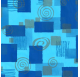 Wrapping Paper 70cm Azure Abstract