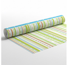 Papel de Embrulho 70cm Greenery Doodles