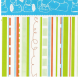 Papel de Embrulho 70cm Nautical Lines