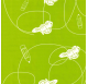Papel de Embrulho 70cm Greenery Doodles