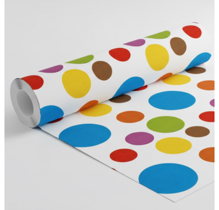 Wrapping Paper 70cm Kaleidoscope Dots