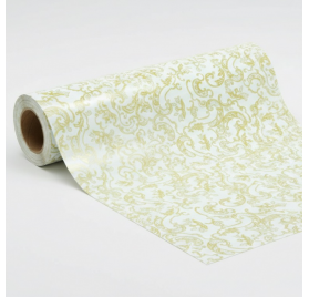 Papier Cadeaux 70cm Golden Paisley Whimsy