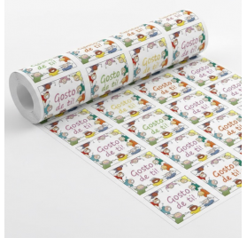 Papel de Embrulho 70cm Playtime Patchwork