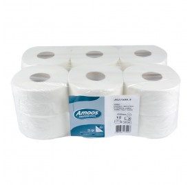 Papel Higiénico Amoos Jumbo 12 Rolos