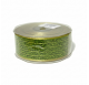Fita lipari verde com rebordo dourado