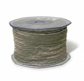 Fita tecido rede cinza