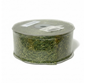 Fita teia verde e ouro