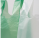 Supermarket plastic bags with handle