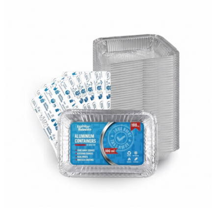 Aluminum take away tray Rebelde To Go 800ml