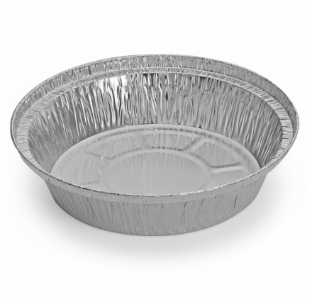 Pack 100 uni. Forma de aluminio redonda 750ml
