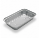 Pack 100 uni. Forma de aluminio retangular 650ml