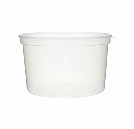Pack 50 uni. Taça plástica sopa take away para sopa 500ml