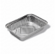 Pack 100 uni. Forma de aluminio retangular 1000ml