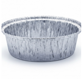 Pack 100 uni. Forma de aluminio redonda 1420ml