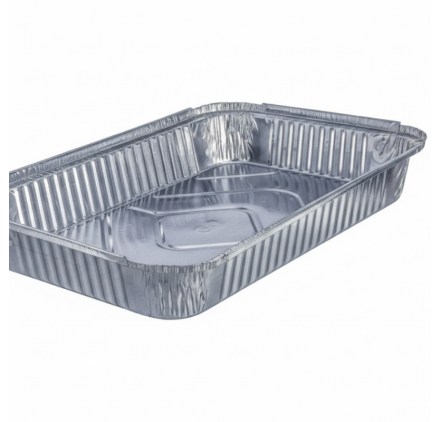 Pack 100 uni. Forma de aluminio retangular 2200ml