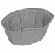 Pack 100 uni. Forma de aluminio oval 2600ml