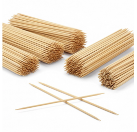 Pau bamboo espetadas pack 100