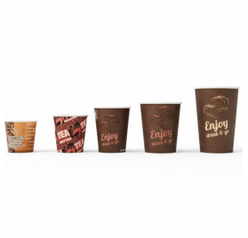 Pack 100 uni. Copo de cartão 120ml