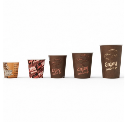 Pack 100 uni. Copo de cartão 120ml