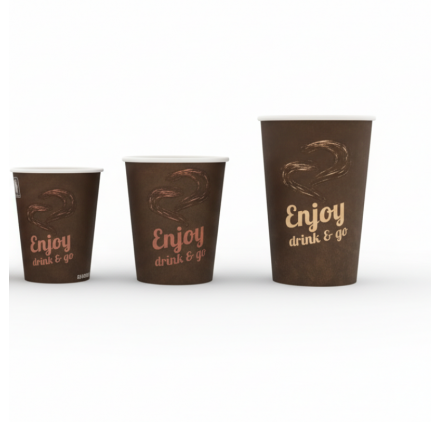 Pack 100 uni. Copo de cartão 240ml