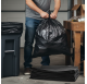 10 Black Trash Bags 80x90cm (100L)