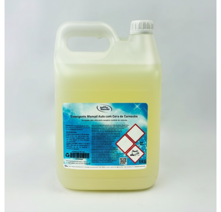 Detergente manual auto com cera de carnauba