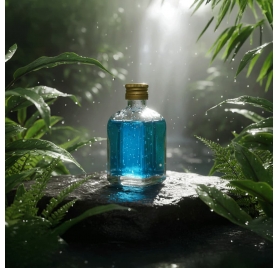 Glasflasche safira 50ml