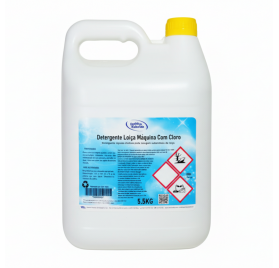 Detergente loi&ccedil;a maquina com cloro