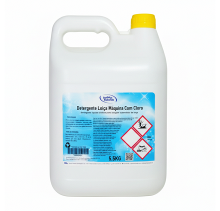 Detergente loi&ccedil;a maquina com cloro