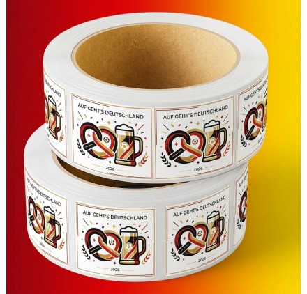 World Cup Labels Germany 2 – 50x40mm