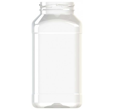 Frasco PET 1000ml quadrado modelo bl