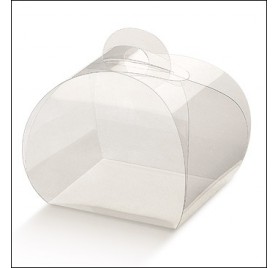 Caixa transparente para amendoas 55x55x50mm