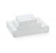 Caixa cassete transparente para bombons e chocolates 195x140x40mm