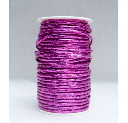 Fita embrulho tipo corda rosa