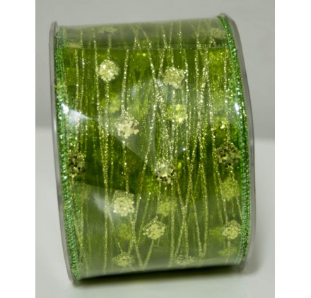 Fita organza amarela