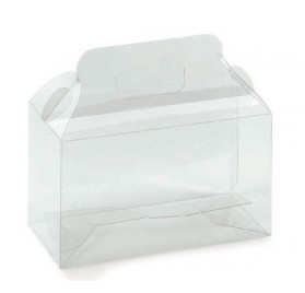 Acetat de transparente cutie pentru sticle de 130x60x90mm