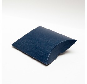 Caixa almofada juta blu 110x120x35mm
