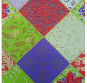 papel de embrulho liso flores
