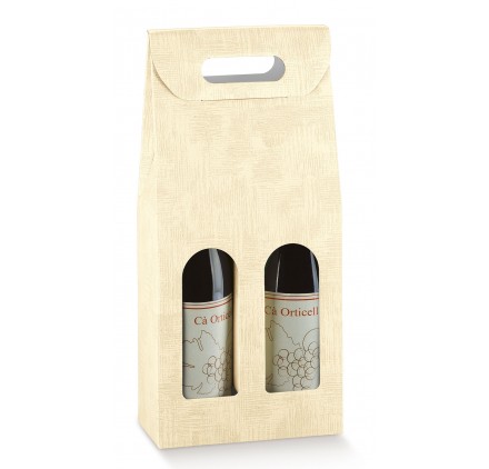 Caixa Cartão 2 Garrafas Seta Neutro