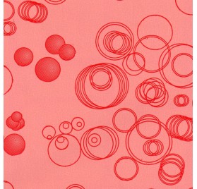 papel de embrulho liso vermelho bolas