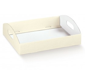 Box white balls for 1 bottle with window