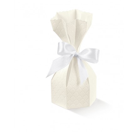 Box white balls for 1 bottle with window