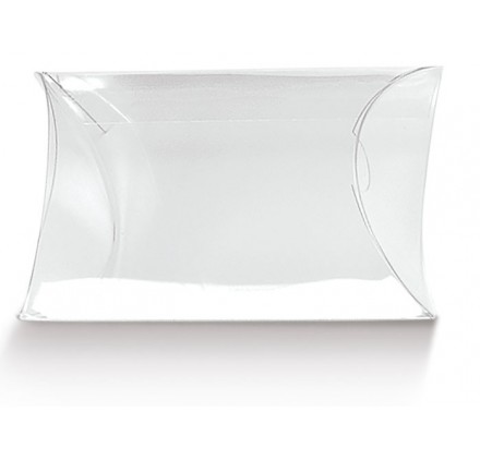 Caixa almofada acetato transparente 160x110x40mm