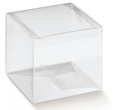 Caixa acetato transparente automatico 65x65x330mm