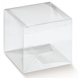 Caixa acetato transparente automatico 55x55x180mm