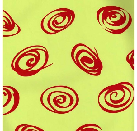 papel de embrulho liso verde claro espiral vermelha