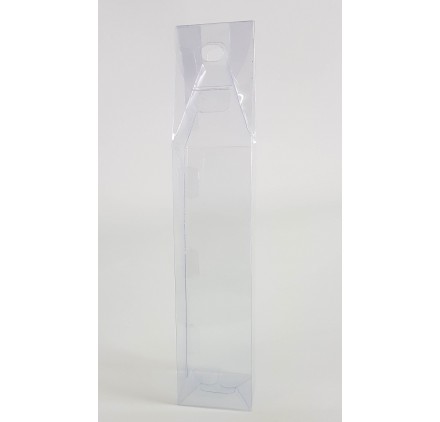 Caixa transparente para frascos