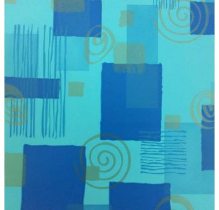 papel de embrulho liso azul claro quadrados espirais