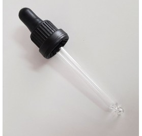 Tampa plastica PP18 com pipeta de vidro