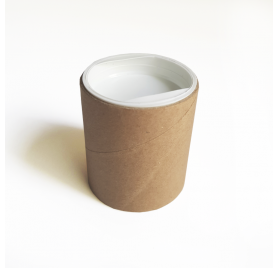 Caixa redonda para chá